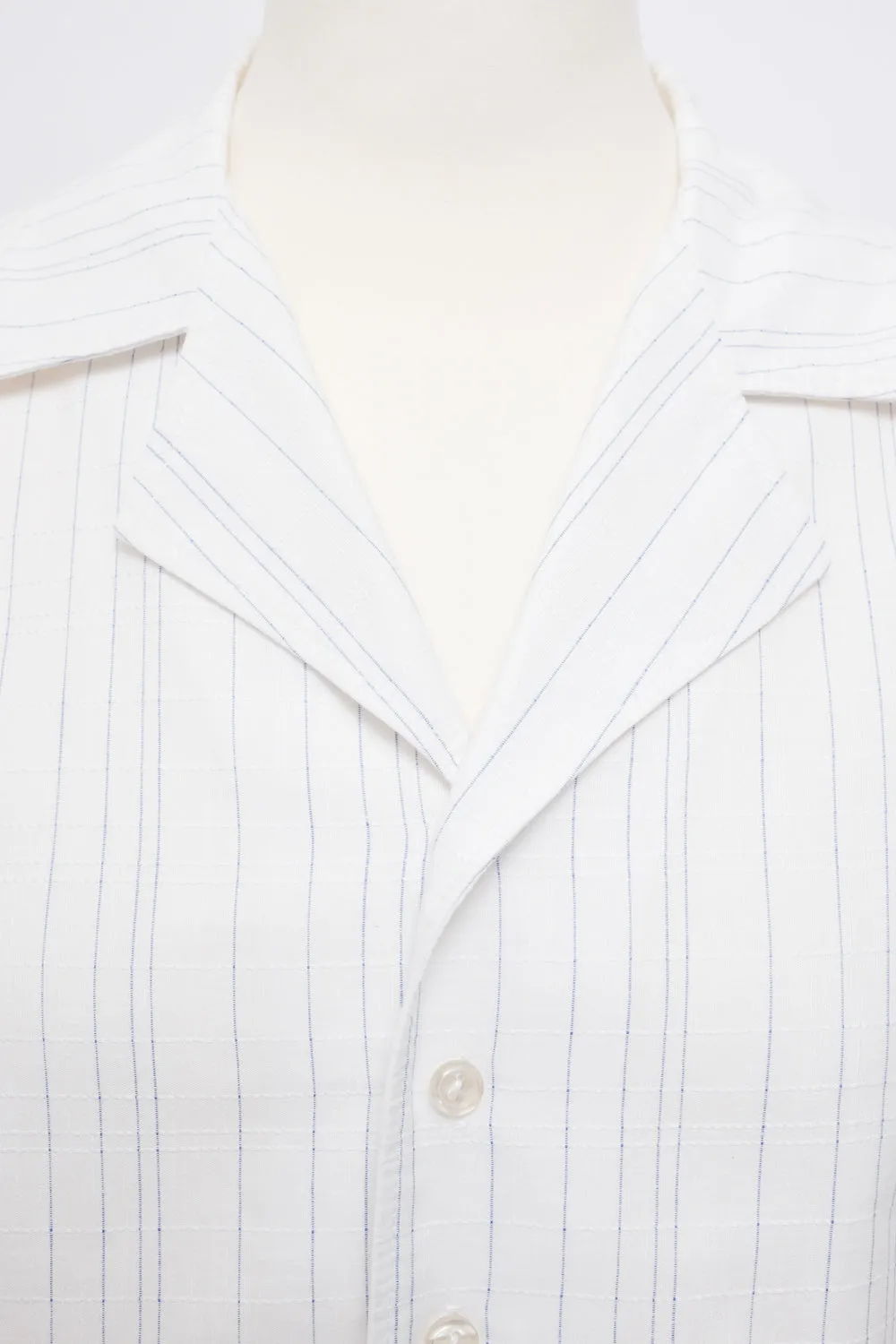 CROP PINSTRIPE VINTAGE SHIRT