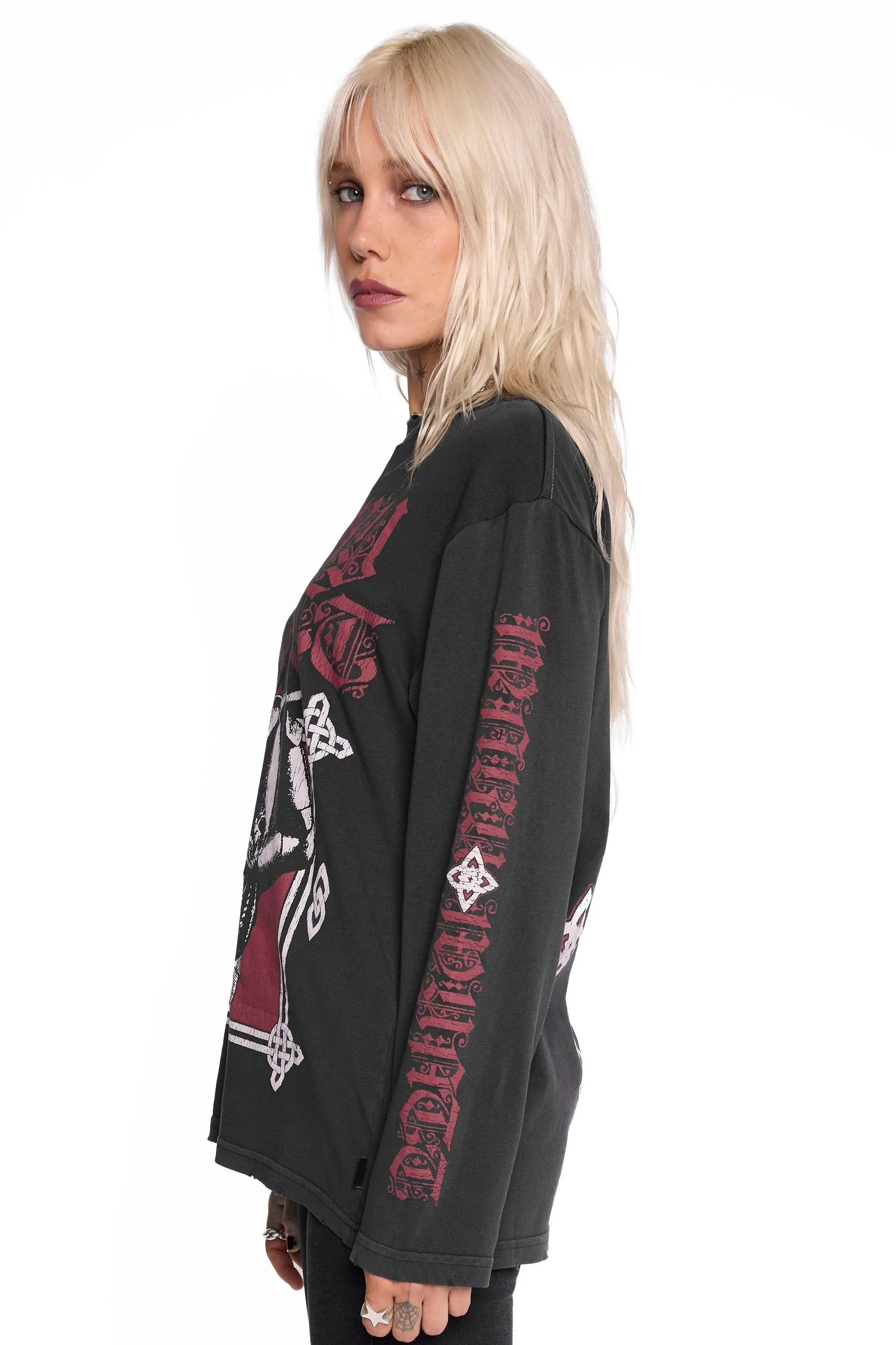 Emperor Oversized Long Sleeve Tee