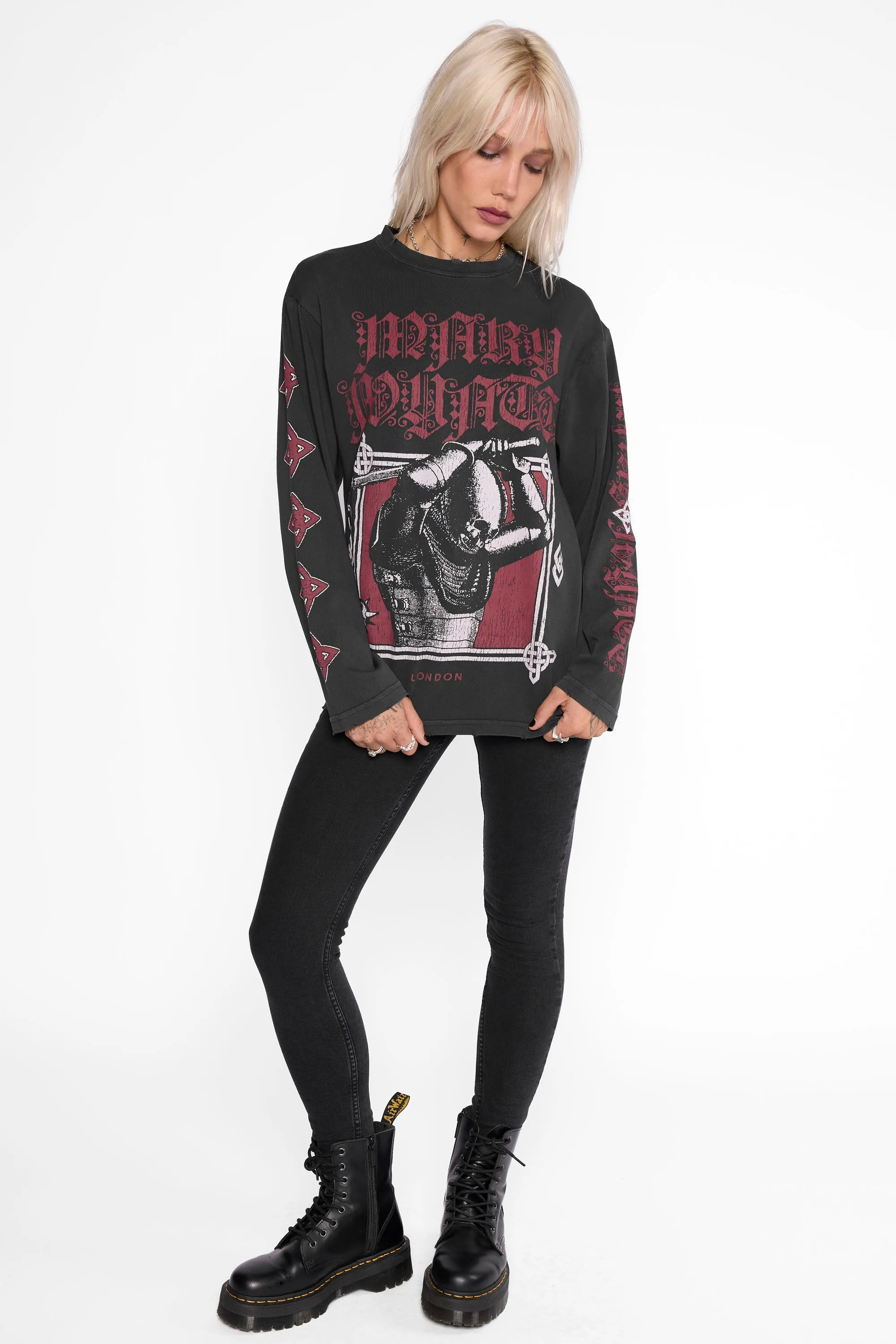 Emperor Oversized Long Sleeve Tee