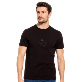 Low Profile Embroidered 8X Street T-Shirt - Black