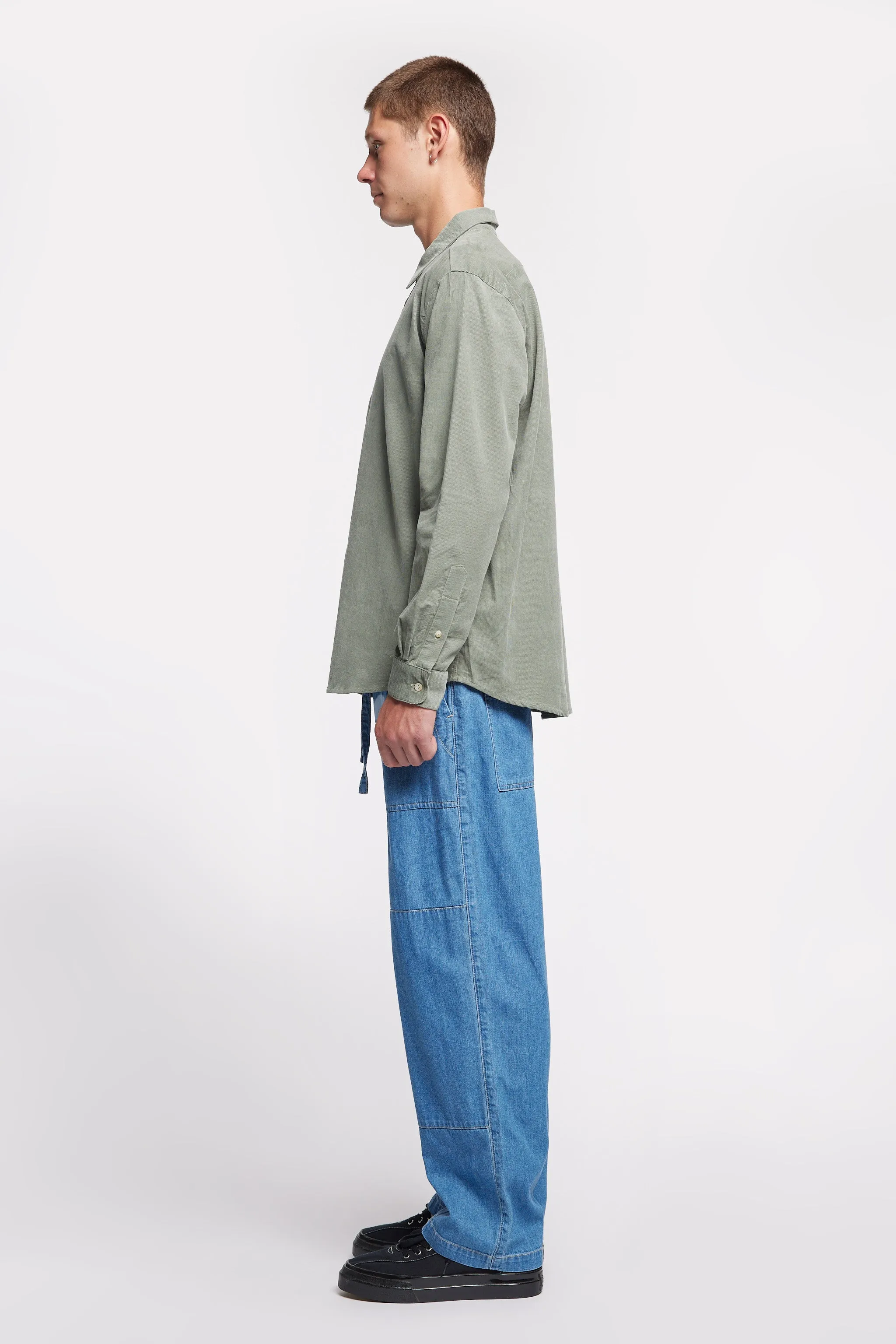 Rosewell Cord Shirt Seafoam