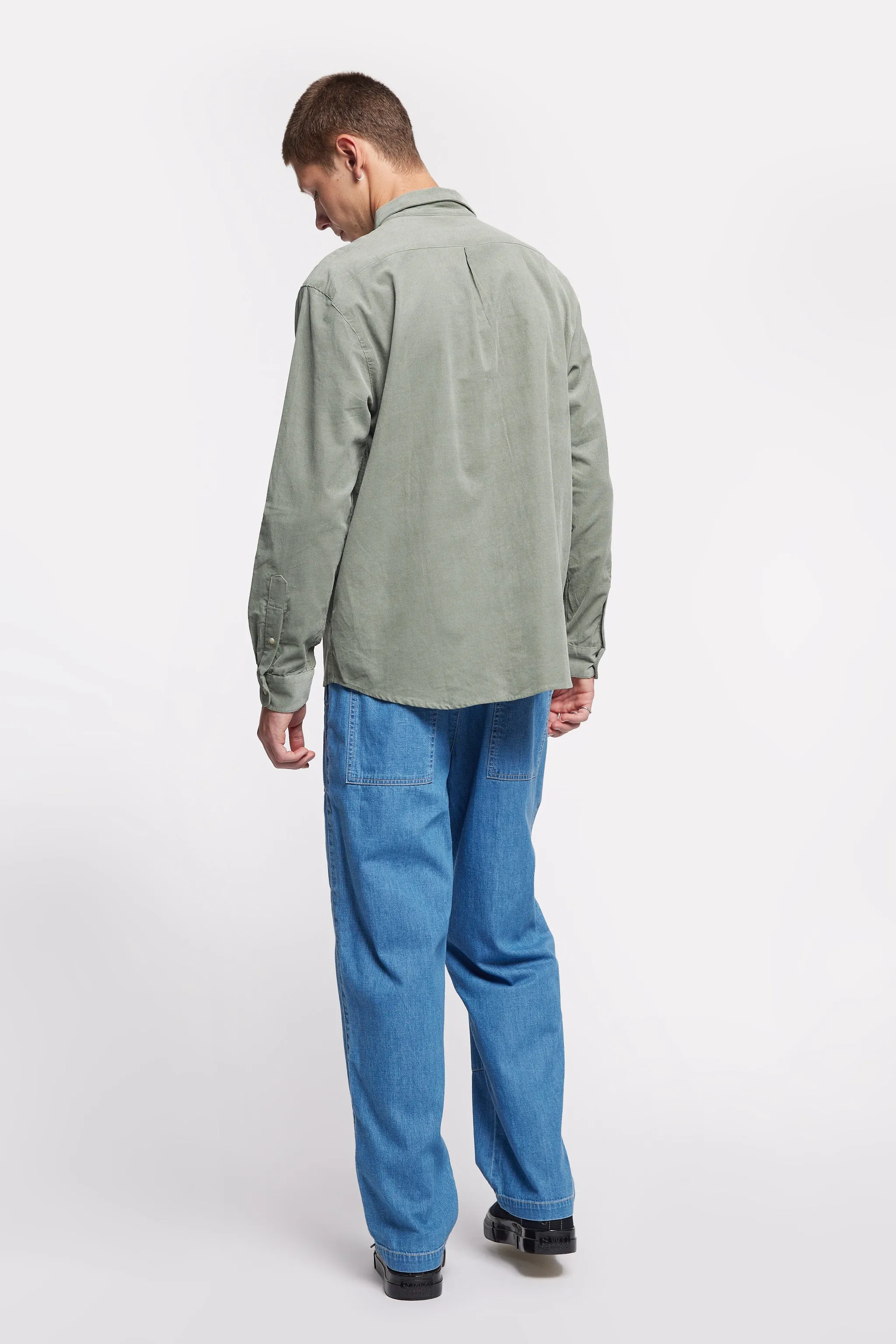 Rosewell Cord Shirt Seafoam