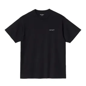 S/S SCRIPT EMBROIDERY T-SHIRT / CARHARTT WIP / BLACK