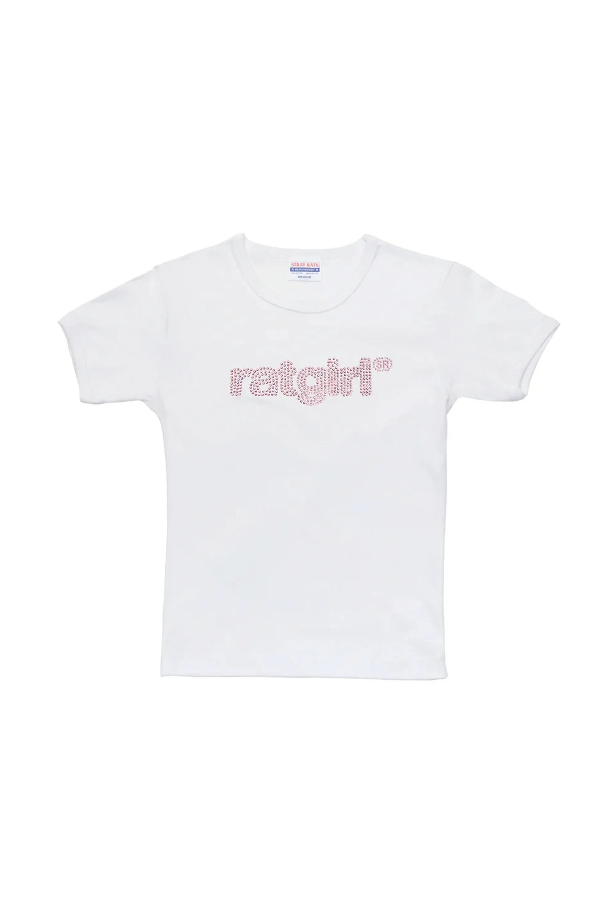 STRAY RATS - RATGIRL RHINESTONE BABY TEE