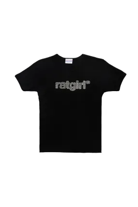 STRAY RATS - RATGIRL RHINESTONE BABY TEE