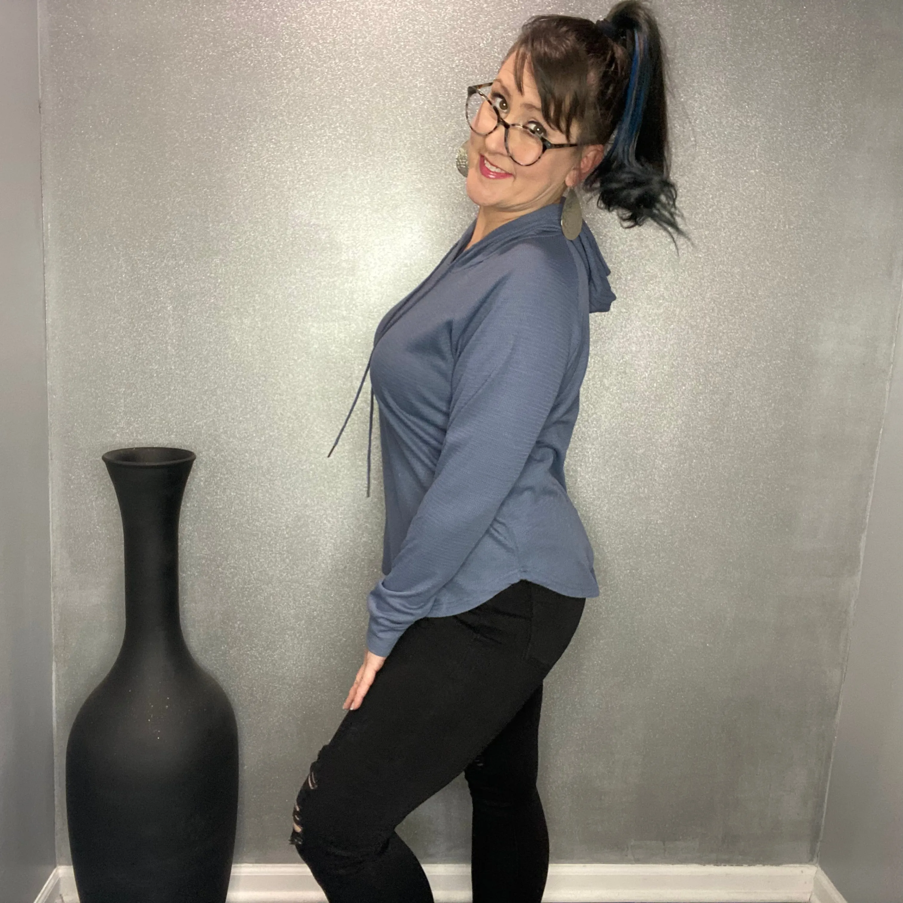 Thermal Hooded Top