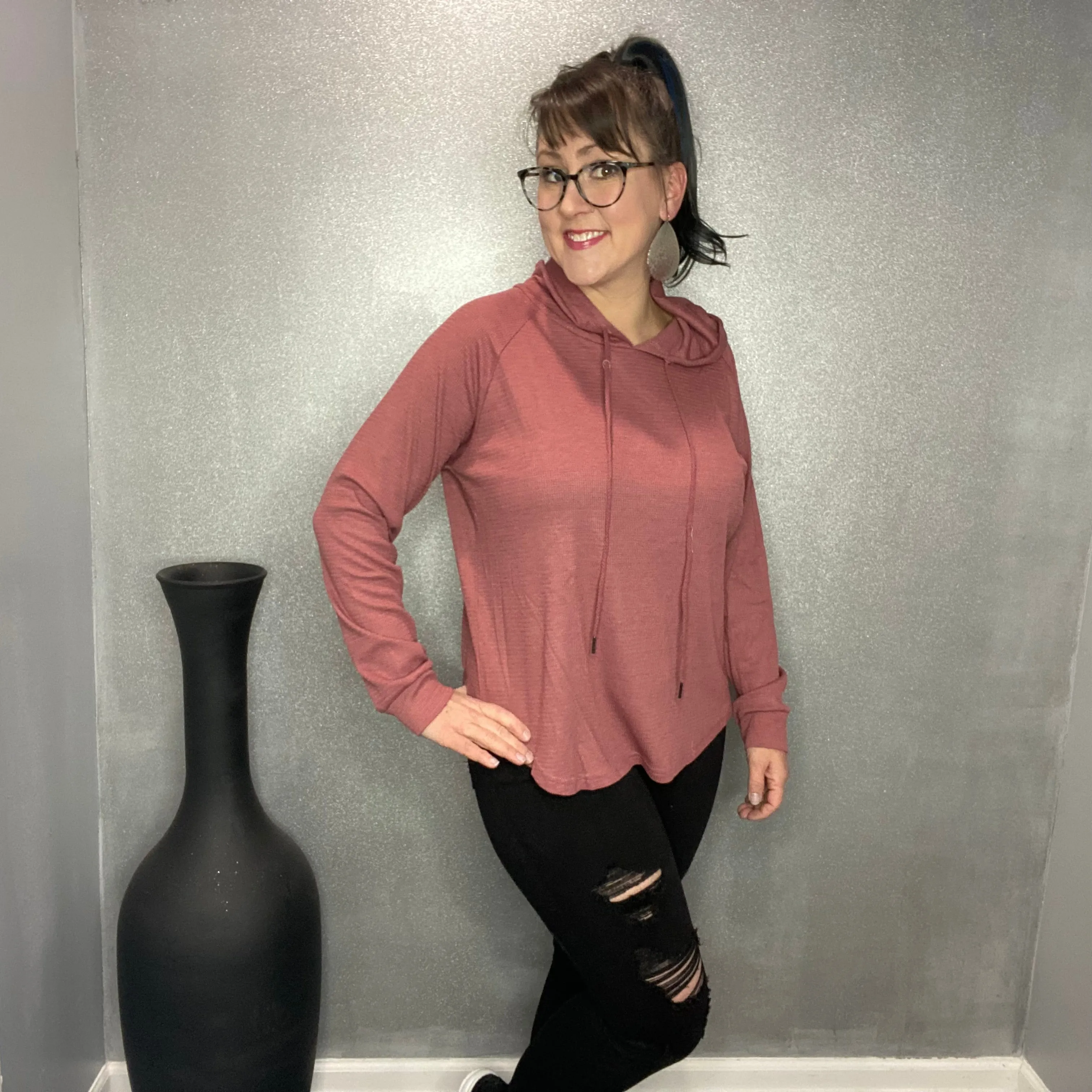 Thermal Hooded Top