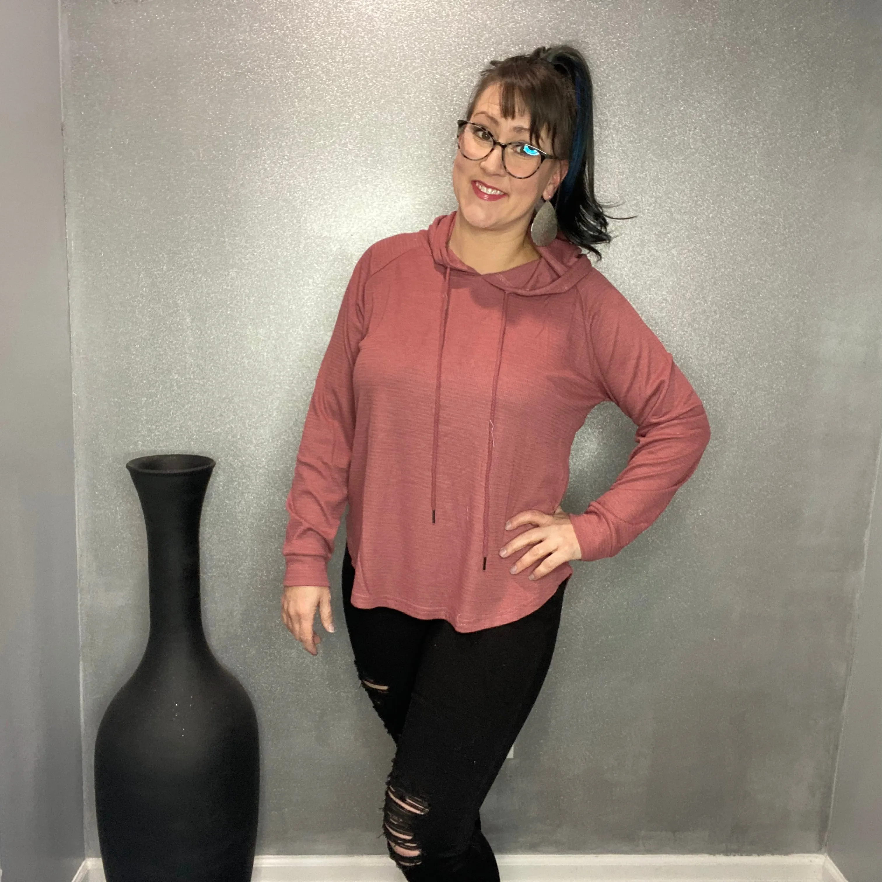 Thermal Hooded Top