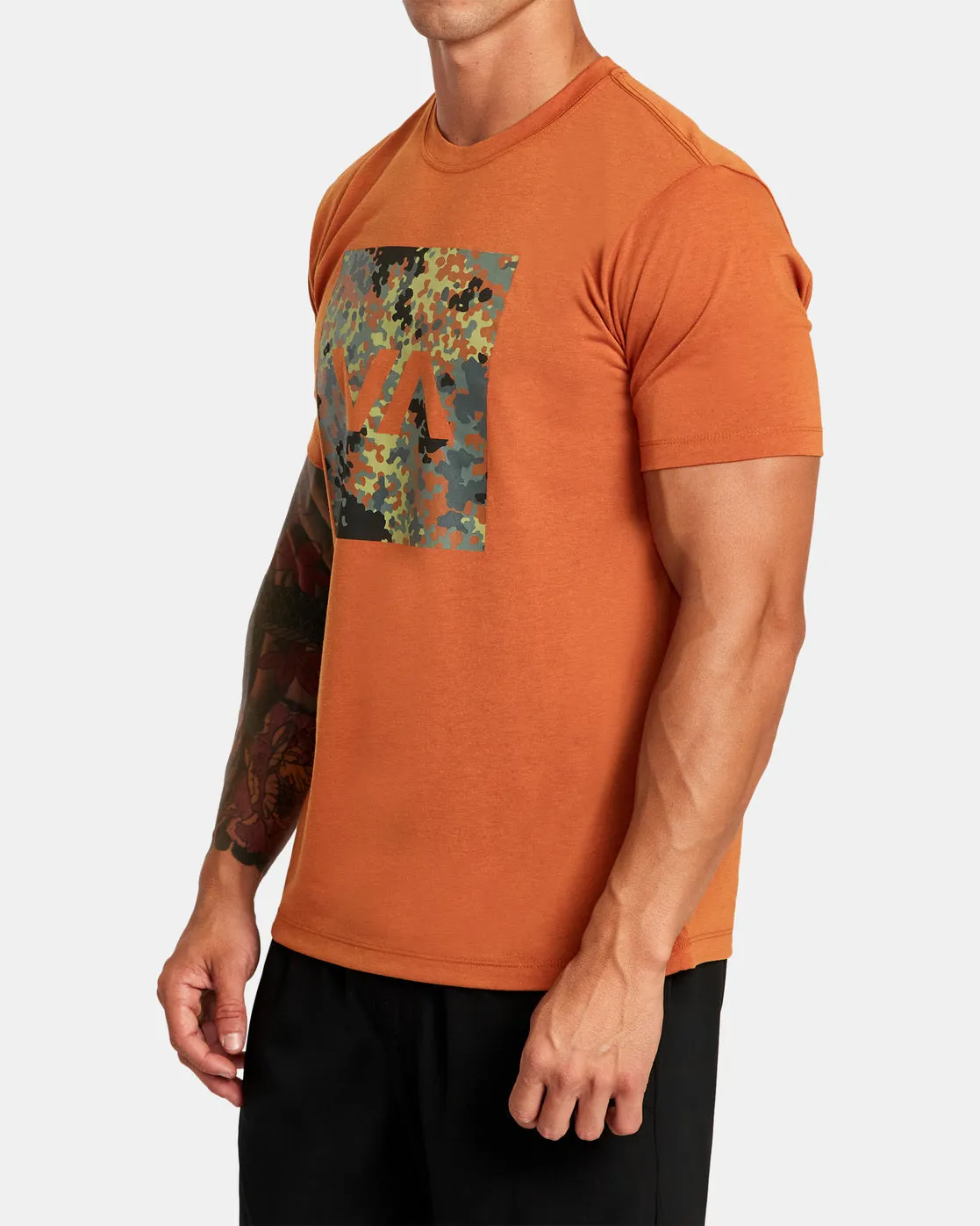 VA Box Fill Hunter Camo Tee - Dark Amber