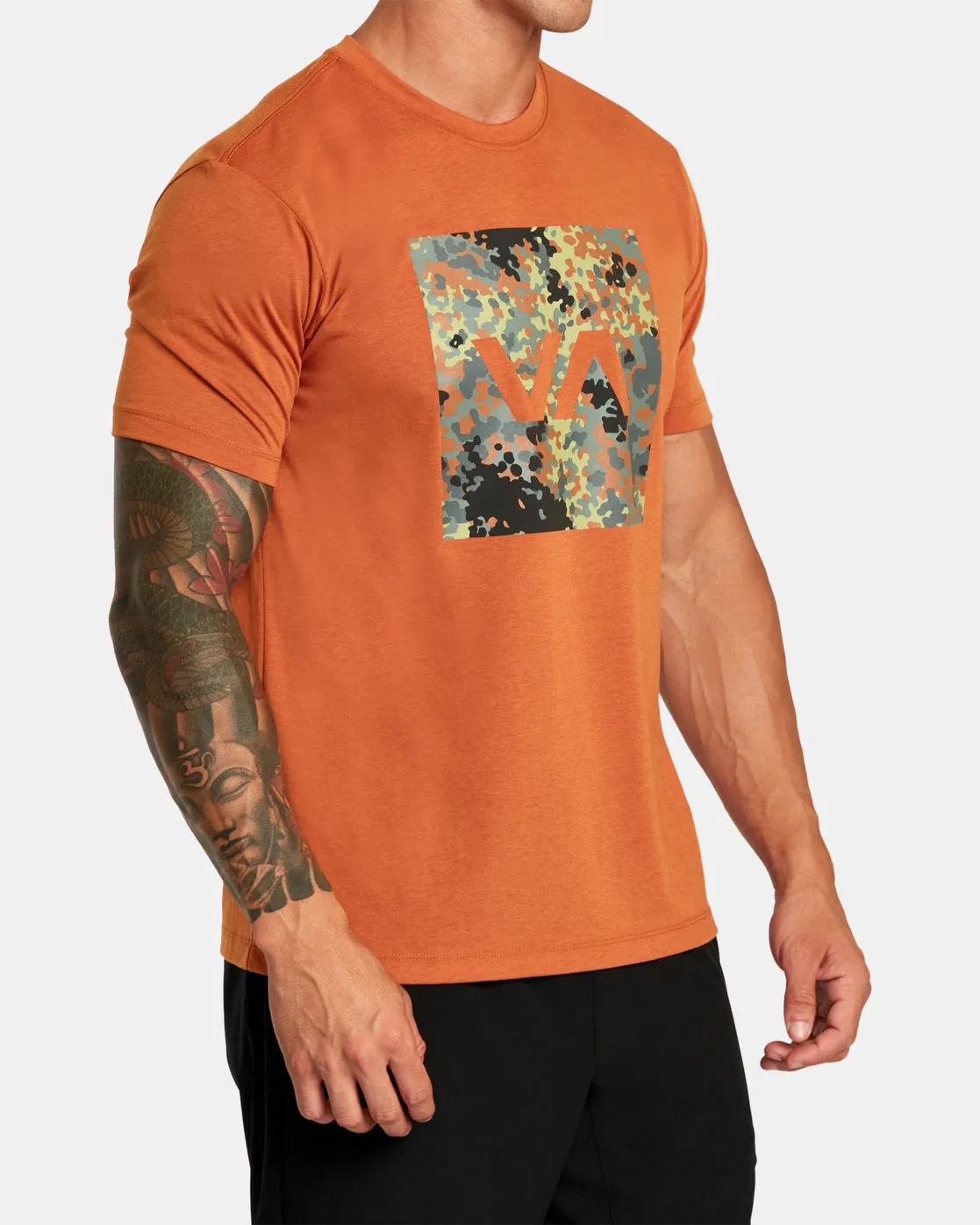 VA Box Fill Hunter Camo Tee - Dark Amber