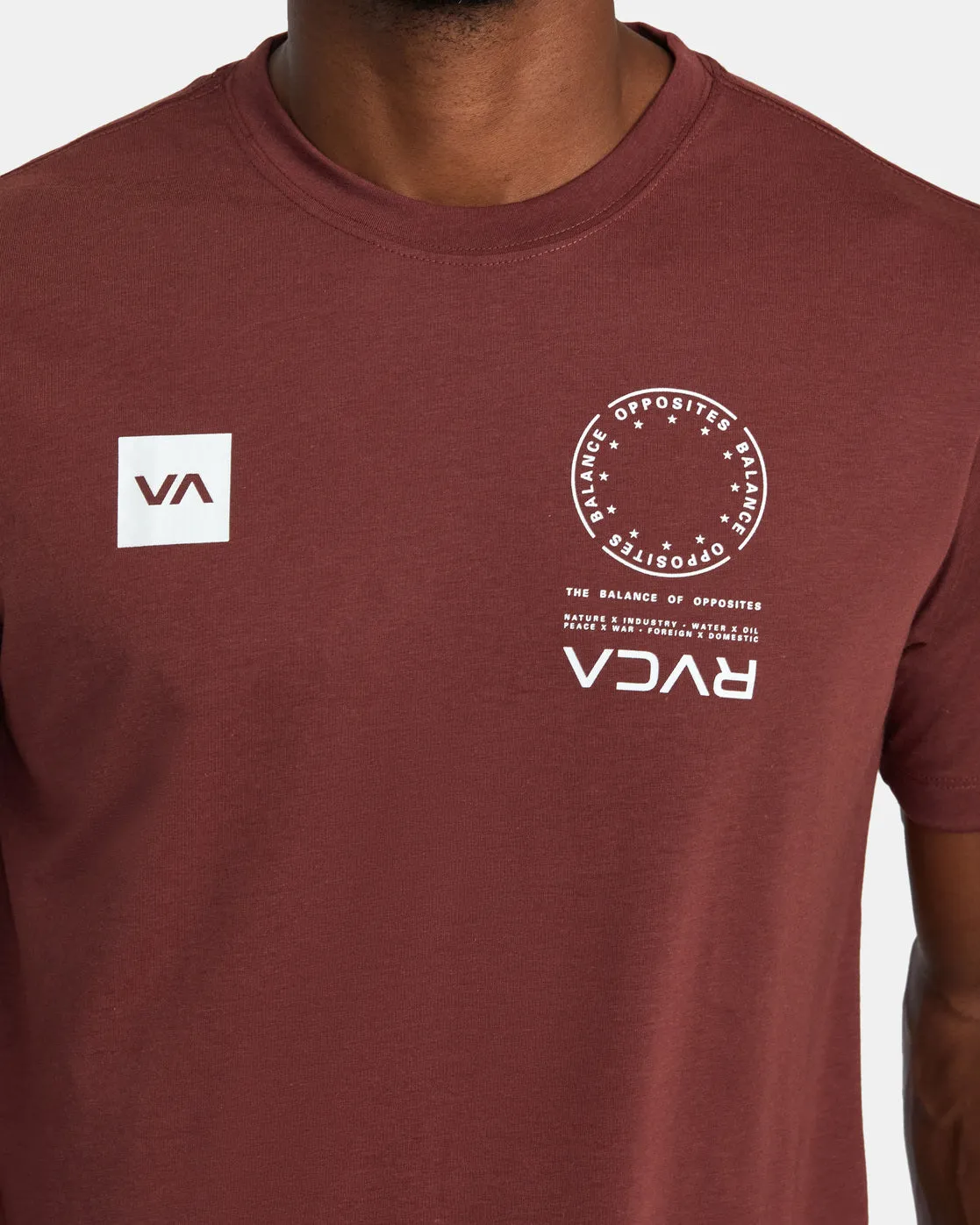 VA Mark Tee - Burgundy