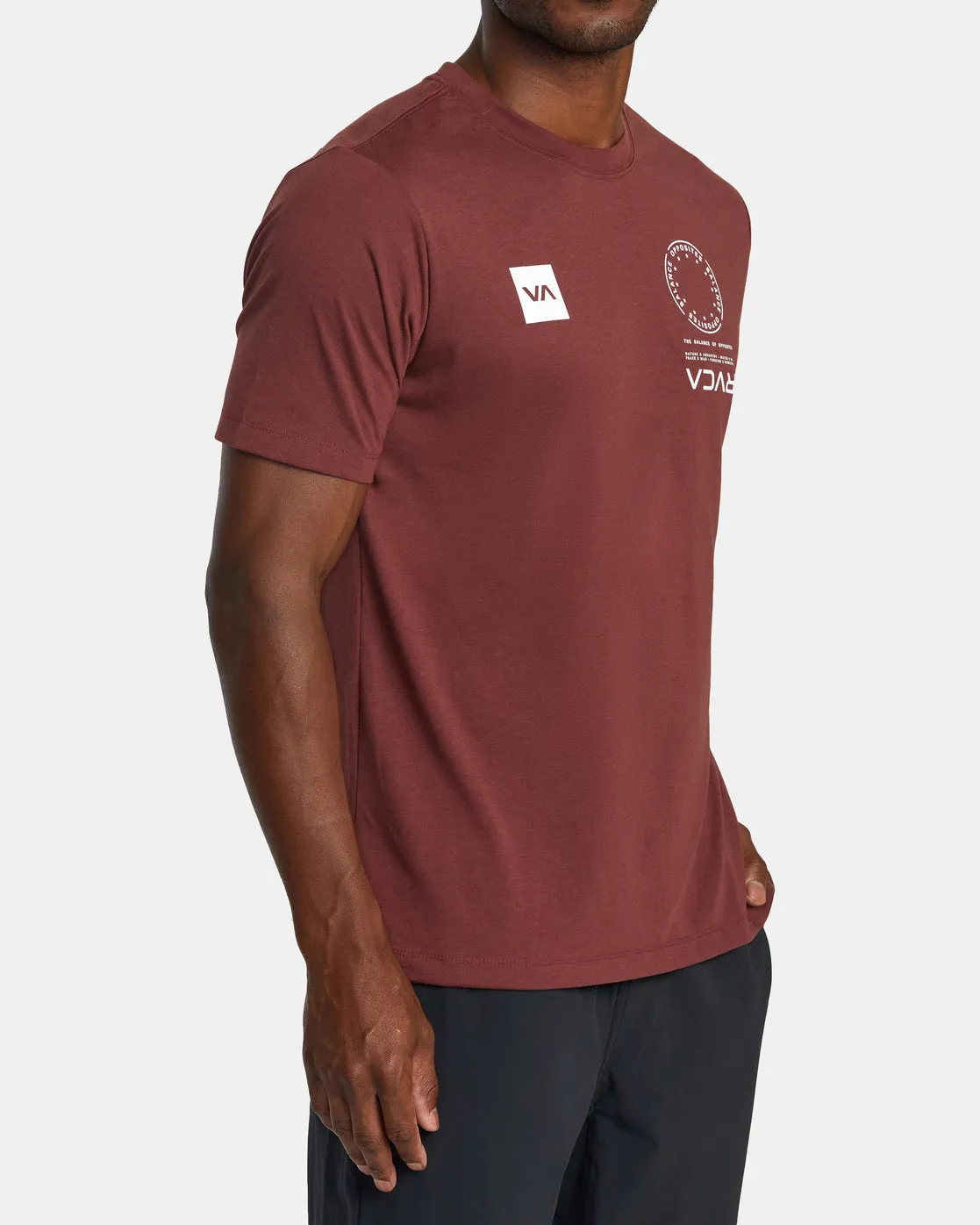 VA Mark Tee - Burgundy