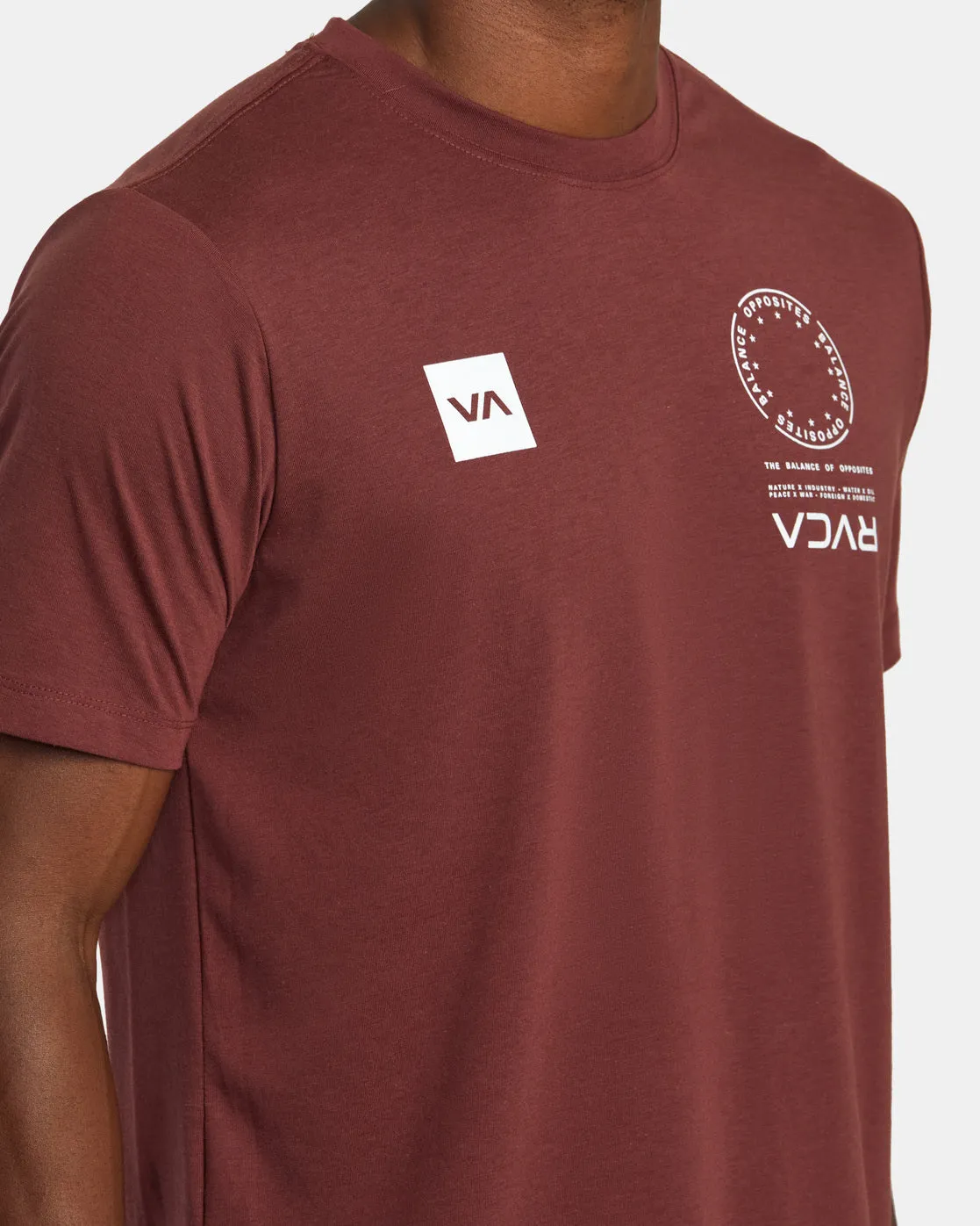 VA Mark Tee - Burgundy