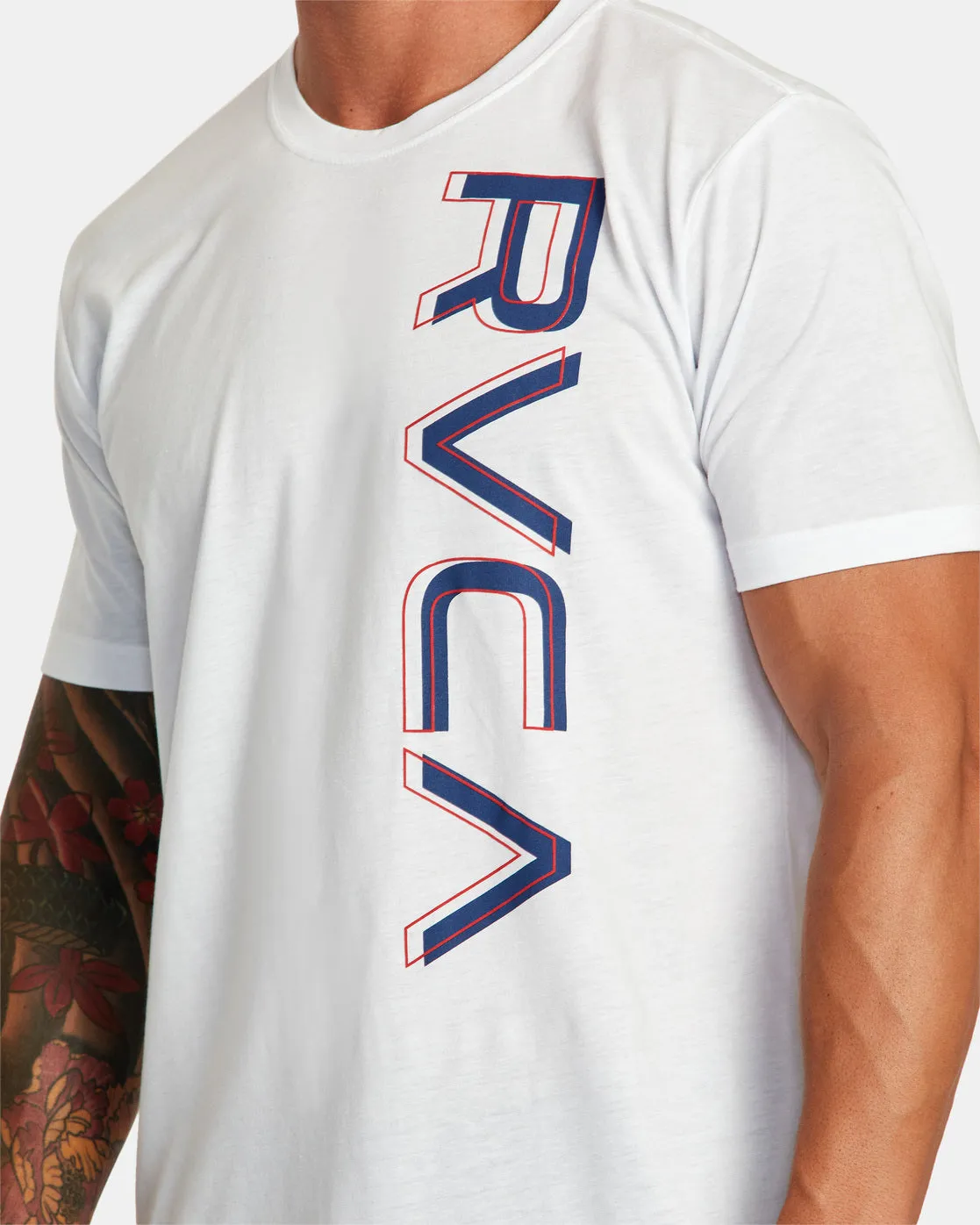 XL Pin RVCA Tee - White