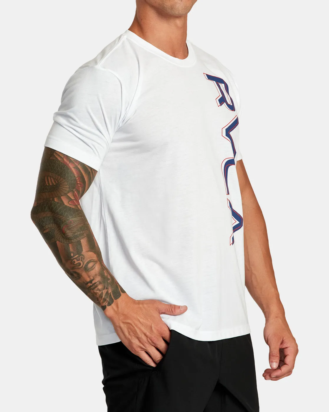 XL Pin RVCA Tee - White